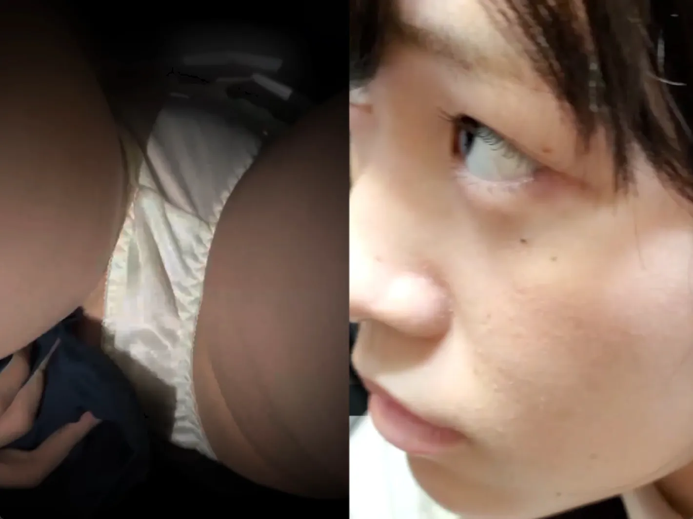 痴漢師に精子をおまんこに塗り込まれちゃうJKちゃんｗ