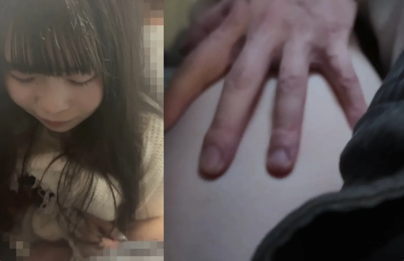 挿入されるかもしれない恐怖と戦いながら痴漢に耐える女の子ｗ